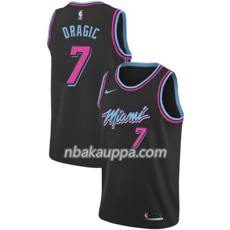 Miami Heat Goran Dragic 7 2018-19 Nike City Edition Musta Pelipaidat Swingman - Miesten